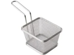 Serveringskurv Mini Friture 10x9x5.5 cm Rustfri stål,6 stk/pk