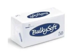 Servett BulkySoft 33x33 cm 2-lagers 1/8-veckad Vit,40 pk x 50 st/kartong