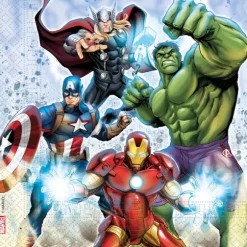 Servetter avengers 33 x 33 cm 20 st hulk captain america thor