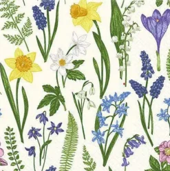 Servetter Landskapsblomma 20-pack Gullers