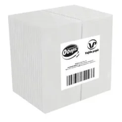 Serviet Ooops! 32x32 cm 1-lag 1/8-fold Hvid,22 pk x 100 stk/krt