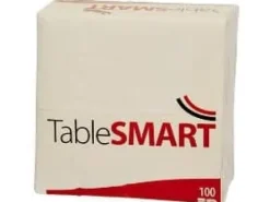 Serviet TableSMART 40x40 cm 3-lag 1/8-fold Hvid,10 pk x 100 stk/krt
