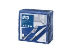 Serviet Tork 39x39 cm 3-lag Blå,12 pk x 100 stk/krt