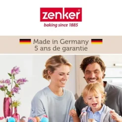 Set med 2 expanderbara bakplåtar - ZENKER - Svart metallic - 37 till 52 x 33 cm