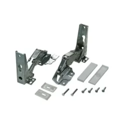 Set med 2 gångjärn för BAUKNECHT, WHIRLPOOL, KITCHENAID, LADEN kyl-frysar