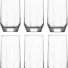 Set med 6 longdrinkglas 385 ml Diamond LAV