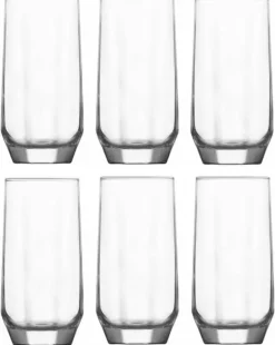 Set med 6 longdrinkglas 385 ml Diamond LAV