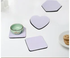 Set med 4 st Neoprenunderlägg Round