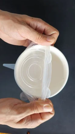 Set med 6 töjbara silikonlock KINGHOFF KH-1902