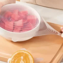 Set med 6 töjbara silikonlock KINGHOFF KH-1902