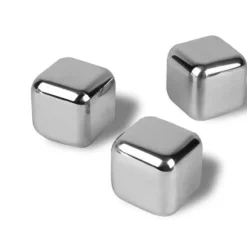 Setet med 4 metallisbitar eller chokladkakaform ovanlig isbitsbricka