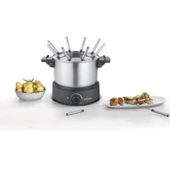 SEVERIN Fondue - FO2473 - Kapacitet 1,4 l - Upp till 8 personer - Justerbar termostat - 1500 W