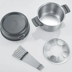 SEVERIN Fondue - FO2473 - Kapacitet 1,4 l - Upp till 8 personer - Justerbar termostat - 1500 W