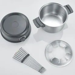 SEVERIN Fondue - FO2473 - Kapacitet 1,4 l - Upp till 8 personer - Justerbar termostat - 1500 W