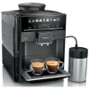 Siemens EQ.6 plus s300 TE653M19RW - Automatisk kaffekokare med mjölkskummare - 15 bar - safir, svart metallisk