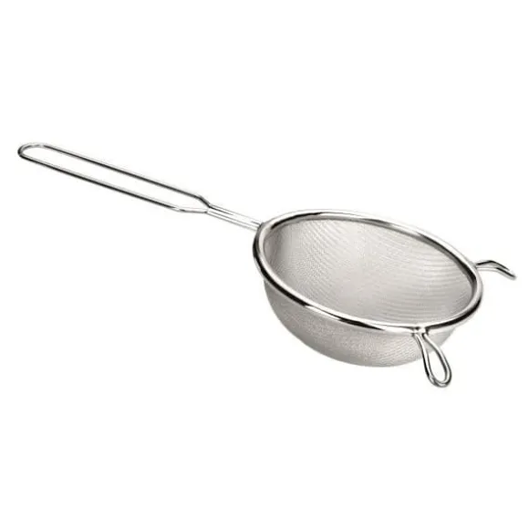 SIL MED HANDTAG AV ROSTFRITT STÅL FINMASKET ROSTFRITT STÅL - ÖVERKVALITET ROSTFRITT STÅL - DISKMASKINSÄKER DIAMETER 9 CM