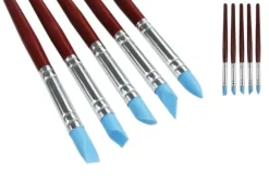 Silikonborstar Stort set med 5 borstar