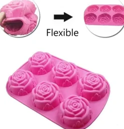 Silikonform / Isform / Bakform i Silikon – Rosor