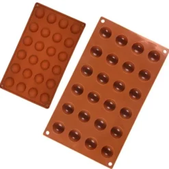 Silikonform 24 Kulor Halvklot Bakform – Is/Choklad/Geléform