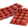 Silikonform för enportionsform CUBI 35x35mm/H=35mm SILIKOMART