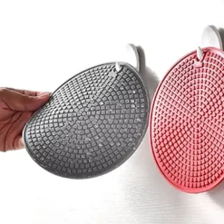 Silikonunderläggsmattor Värmeisolering Runda grythållare Anti-slip för kök Matbord Bänkskivor