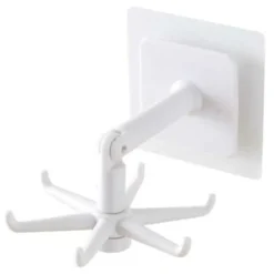 Självhäftande Krok Hållare för Köksredskap Vit