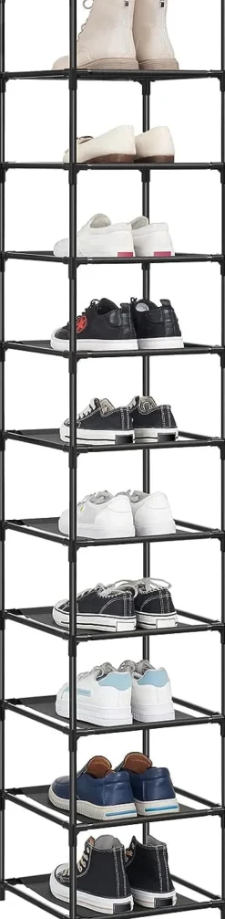 Skoställ 10 våningar 33 x 33 x 173 cm