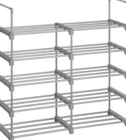 Skoställ flexibla hyllor design 10-våningar 45 x 30 x 174 cm