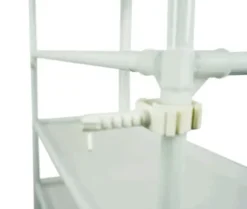 Skoställ för 50 par - Vit - 10 våningar