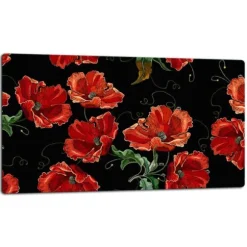 SKÄRBRÄDA I GLAS 52x30 BLOMMOR