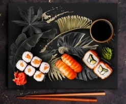 SKÄRBRÄDA I GLAS 52x40 BLOMMOR