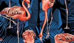 SKÄRBRÄDA I GLAS 52x30 FLAMINGO