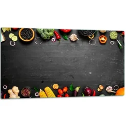 SKÄRBRÄDA I GLAS 52x30 KRYDDOR