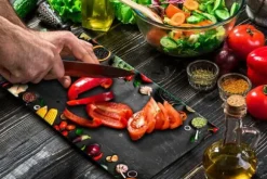 SKÄRBRÄDA I GLAS 52x30 KRYDDOR