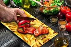 SKÄRBRÄDA I GLAS 52x30 POMMES FRITES