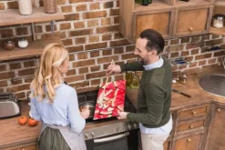 SKÄRBRÄDA I GLAS 52x30 VATTENMELON