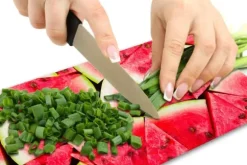 SKÄRBRÄDA I GLAS 52x30 VATTENMELON