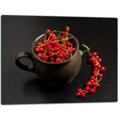 SKÄRBRÄDA I GLASPLATTA 52x40 FRUKT