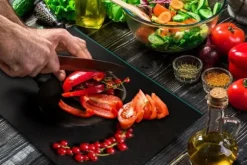 SKÄRBRÄDA I GLASPLATTA 52x40 FRUKT