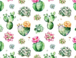 SKÄRBRÄDA I GLASPLATTA 52x40 KAKTUS