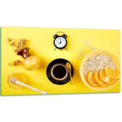 SKÄRBRÄDA I GLASPLATTA 52x30 KAFFE