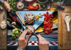 SKÄRBRÄDA I GLASPLATTA 52x40 TOR