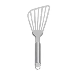 Slitsad Fiskspatel Tjock Polerad Fiskvändare Flipper för Kök Camping Restaurangspatel