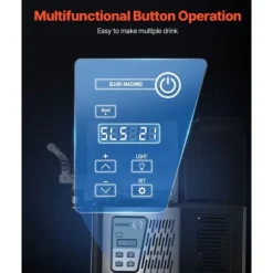 Slushy Maskin 3L för Margarita, Smoothies, Frysta Drycker, catering, evenemang, effektiv och användarvänlig