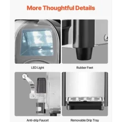 Slushy Maskin 3L för Margarita, Smoothies, Frysta Drycker, catering, evenemang, effektiv och användarvänlig