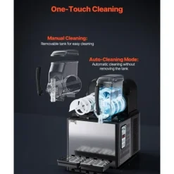 Slushy Maskin 4Lx2, Margarita & Smoothie, Frysta Drycker, Perfekt för Fester, Hög Kvalitet, Enkel Användning, Snabb och Effektiv