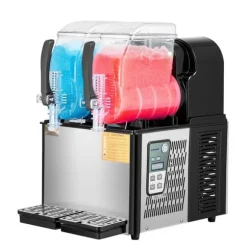 Slushy Maskin 4Lx2, Margarita & Smoothie, Frysta Drycker, Perfekt för Fester, Hög Kvalitet, Enkel Användning, Snabb och Effektiv