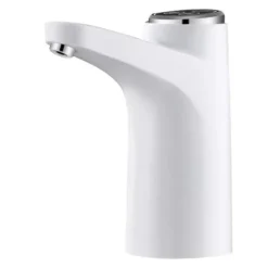 Smart elektrisk vattenflaskpump Trådlös automatisk dricksvattenautomat Vit