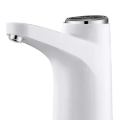 Smart elektrisk vattenflaskpump Trådlös automatisk dricksvattenautomat Vit