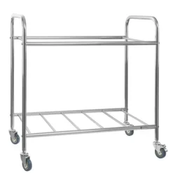 Smutstvättvagn, rostfritt stål, 250L